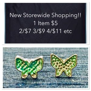 New Butterfly Stud Earrings